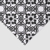 PAPIER MOUSSELINE CARRELAGE NOIR ET BLANC DE LA FERME MODERNE (Détail)