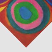 Papier Mousseline Carrés avec cercles, Abstraits, Wassily Kandinsky (Détail)