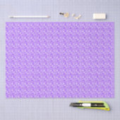 Papier Mousseline Carrés de brouillard violet (Artisanat)
