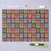 Papier Mousseline Carrés du crâne à sucre (Artisanat)