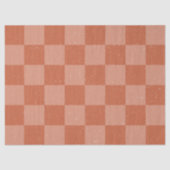 Papier Mousseline Carrés en terre cuite, vieux style imprimé (Recto)