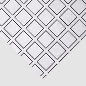 Papier Mousseline Carrés noirs (Détail)