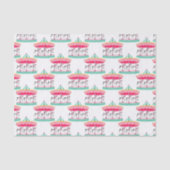Papier Mousseline Carrousel Circus motif papier tissu (Recto)