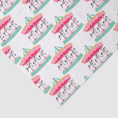 Papier Mousseline Carrousel Circus motif papier tissu (Détail)