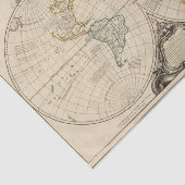 Papier Mousseline Carte 8 du monde (Détail)