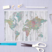 Papier Mousseline Carte Boho II (Artisanat)