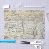 Papier Mousseline Carte correcte du Dakota (Artisanat)