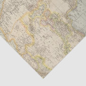 Papier Mousseline Carte d'atlas de l'Afrique (Détail)