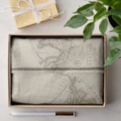 Papier Mousseline Carte d'atlas de Paris (Cadeau)