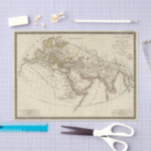 Papier Mousseline Carte d'atlas de Paris (Artisanat)