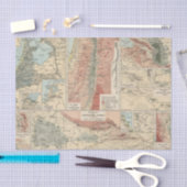 Papier Mousseline Carte d'atlas de Tieflander (Artisanat)