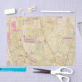 Papier Mousseline Carte de Boston 7 (Artisanat)