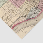 Papier Mousseline Carte de Cincinnati par Mitchell (Détail)