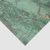 Papier Mousseline Carte de classification de terre de l'Idaho (Détail)