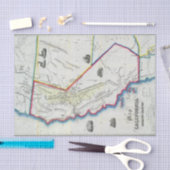 Papier Mousseline Carte de la Californie (Artisanat)