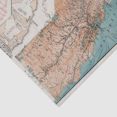 Papier Mousseline Carte de la Californie 2 (Détail)