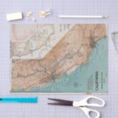 Papier Mousseline Carte de la Californie 2 (Artisanat)