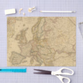 Papier Mousseline Carte de l'Europe 2 (Artisanat)
