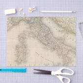 Papier Mousseline Carte de l'Italie (Artisanat)