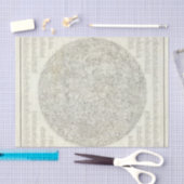 Papier Mousseline Carte de lune (Artisanat)