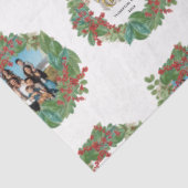 Papier Mousseline Carte de Noël Joyeux Joyeux Joyeux (Détail)