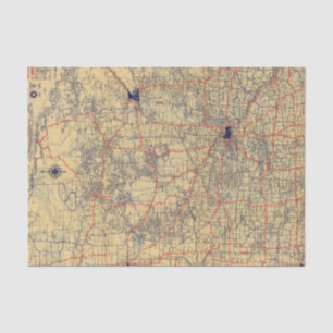 Papier Mousseline Carte de norme du Minnesota