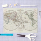 Papier Mousseline Carte de Paris Atlas (Artisanat)