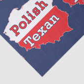 Papier Mousseline Carte de Pologne texane (Détail)