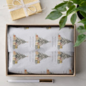 Papier Mousseline Carte de vacances moderne Sketchy Christmas Tree C (Cadeau)