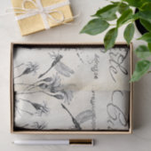 Papier Mousseline Carte Fleur sauvage Dragonfly Decoupage Craft (Cadeau)