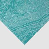 Papier Mousseline Carte graphique de New York (Détail)