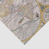 Papier Mousseline Carte médiévale du monde à partir de 1525 (Détail)