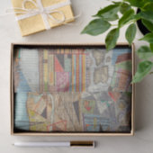 Papier Mousseline Carte moderne de New York I (Cadeau)