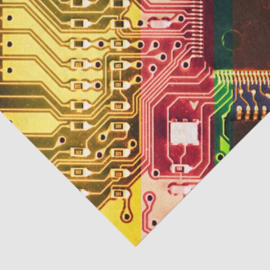 Papier Mousseline Carte multicircuit imprimé personnalisée (Détail)