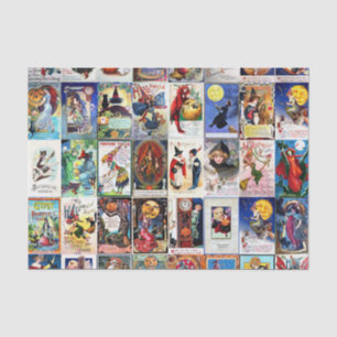 Papier Mousseline Carte postale de cru de Halloween