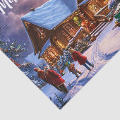 Papier Mousseline Carte postale de Noël (Détail)