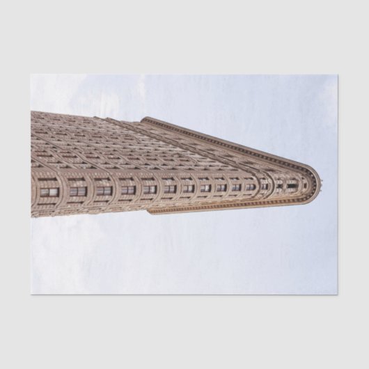 Papier Mousseline Carte postale du bâtiment Flatiron (Recto)