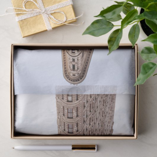 Papier Mousseline Carte postale Flatiron building (Cadeau)
