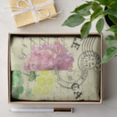 Papier Mousseline Carte postale française papillon (Cadeau)