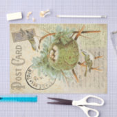 Papier Mousseline Carte postale Nesting Bird (Artisanat)
