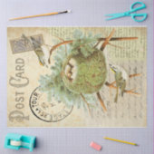 Papier Mousseline Carte postale Nesting Bird (Artisanat)