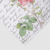 Papier Mousseline Carte postale Rose d'oiseaux Pink (Détail)