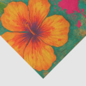 Papier Mousseline Carte postale Tropical Seahorse Boho (Détail)