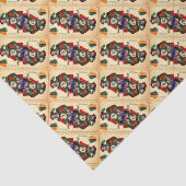 Papier Mousseline Carte tarot n° 1 du 19e siècle (Détail)