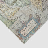 Papier Mousseline Carte Vintage du Grunge antique (Détail)