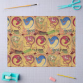 Papier Mousseline Cartes de cour allemandes drapeaux /Chiens, Cerfs, (Artisanat)