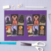 Papier Mousseline Cartes de Tarot de Chat—Empress d'Halloween. Hermi (Artisanat)