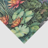 Papier Mousseline Cartes Lili Pond Dragonfly (Détail)