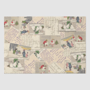 Papier Mousseline Cartes postales françaises illustrées Enfants de N