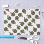 Papier Mousseline Cartographie Noël Lumières Tortue Tissu Papier (Artisanat)